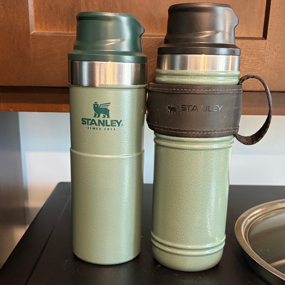 Discontinued Stanley Sage Green Travel Thermos Pair